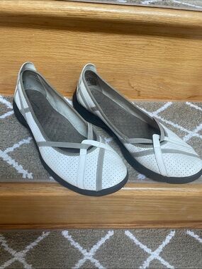 Clarks Privo leather sport flats